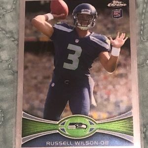 Russell Wilson topps chrome rookie card